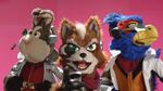 Quand les trois personnalités de Nintendo - Iwata, Miyamoto et Fils-Aimé - se sont transformées... en Peppy, Fox et Falco respectivement.